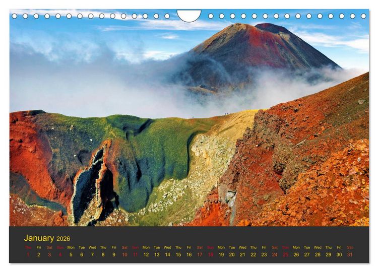 Produktbild: Spirit of New Zealand (Wall Calendar 2026 DIN A4 landscape), CALVENDO 12 Month Wall Calendar