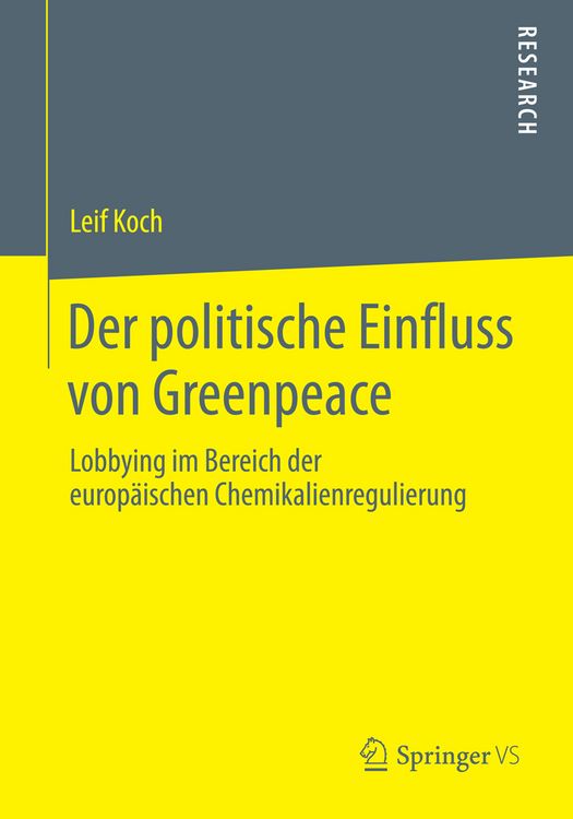 Produktbild: Der politische Einfluss von Greenpeace