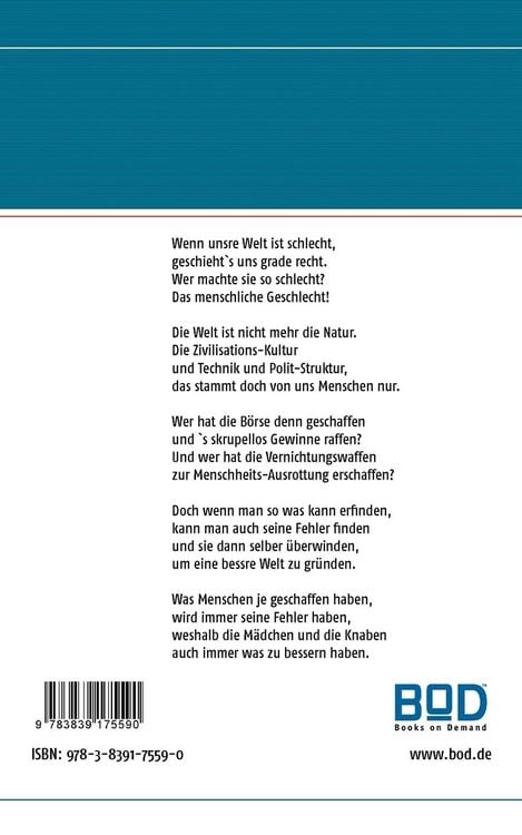 Produktbild: Wenn diese Welt ist schlecht, geschieht es uns ganz recht