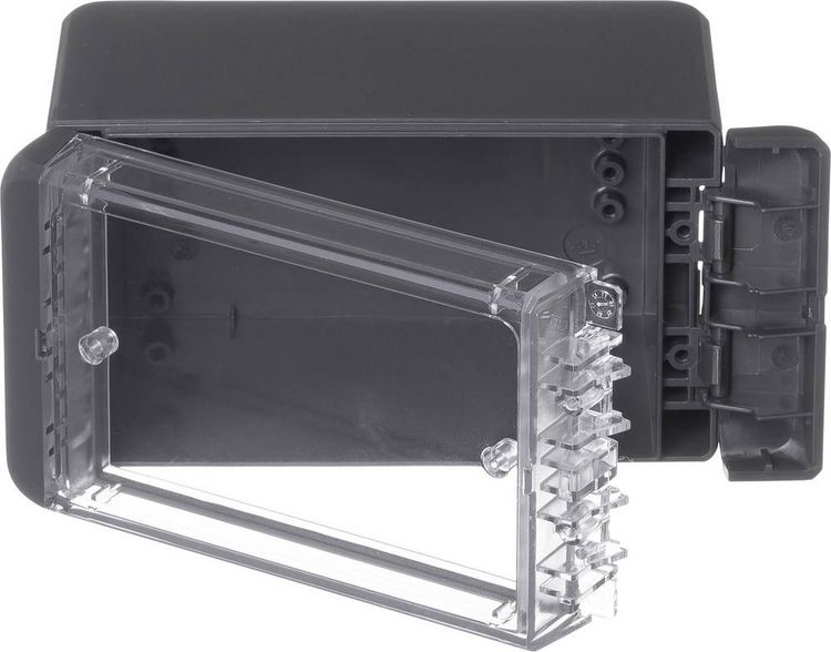 Produktbild: Bopla Bocube B 140806 PC-V0-G-7024 96023124 Outdoor-Geh&auml;use 80 x 151 x 60 Polycarbonat V0 Graphitgrau (RAL 7024) 1 St.