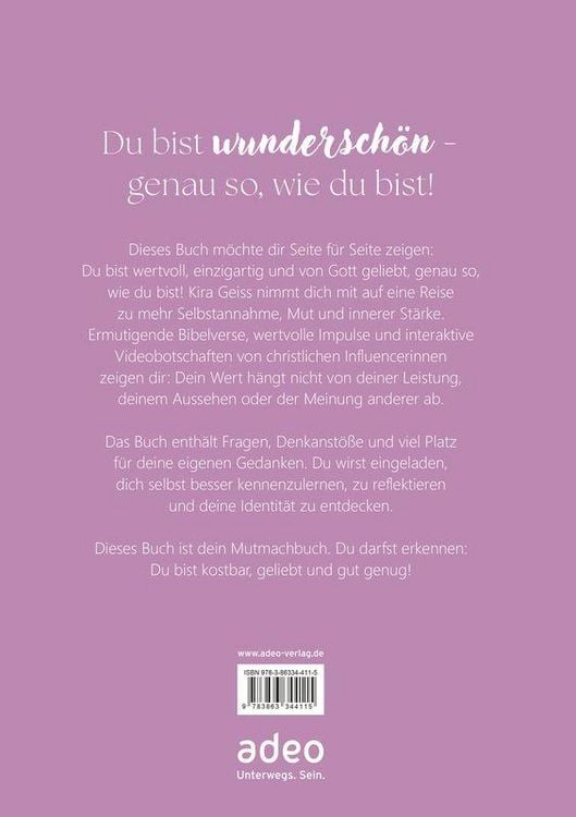 Produktbild: Du bist kostbar & wundersch&ouml;n