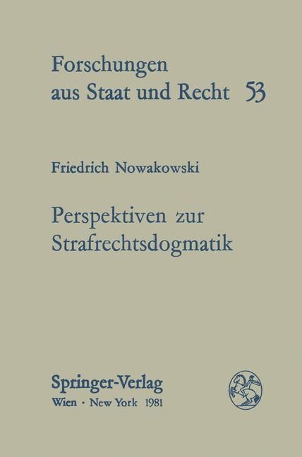 Produktbild: Perspektiven zur Strafrechtsdogmatik