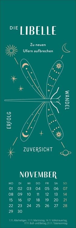 Produktbild: Krafttiere Lesezeichen & Kalender 2027