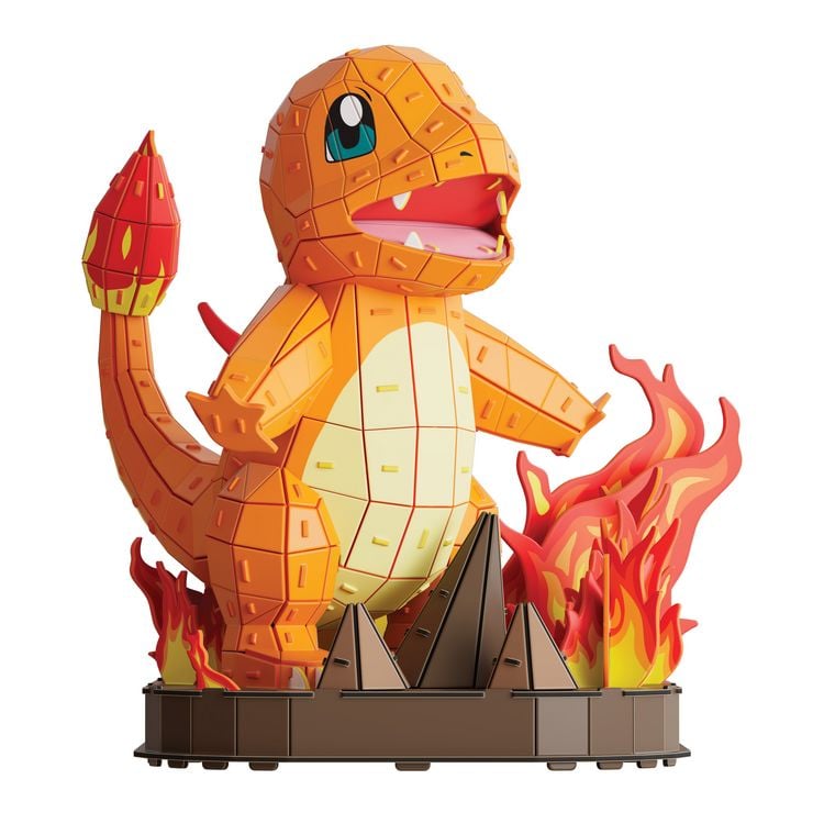 Produktbild: 4D Build - Pok&eacute;mon Glumanda - detailreiches 3D-Puzzle