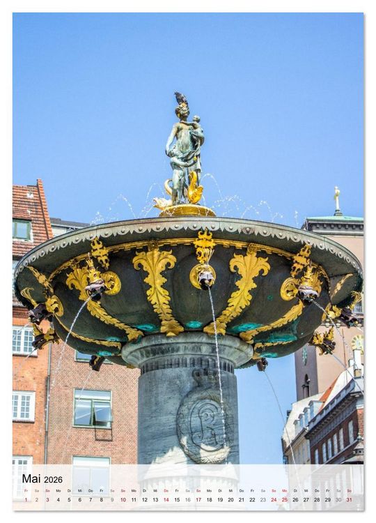 Produktbild: Historisches Seeland &ndash; D&auml;nemarks architektonische Sch&auml;tze (Wandkalender 2026 DIN A3 hoch), CALVENDO Monatskalender