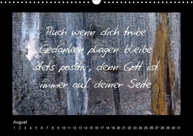 Produktbild: Monatsspr&uuml;che (Wandkalender immerw&auml;hrend DIN A3 quer)