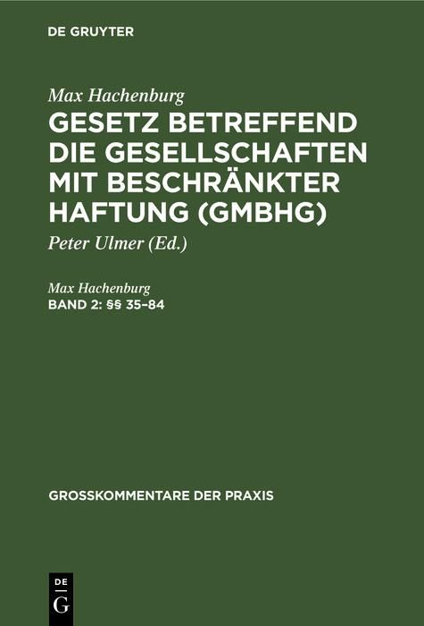 Produktbild: (&sect;&sect; 35-84)
