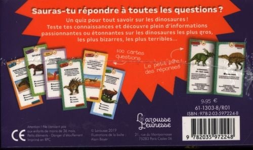 Produktbild: Quiz des dinosaures