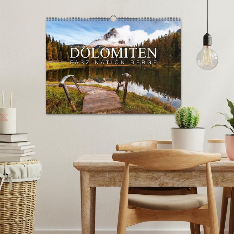 Produktbild: Die Dolomiten - Faszination Berge (Wandkalender 2026 DIN A3 quer), CALVENDO Monatskalender