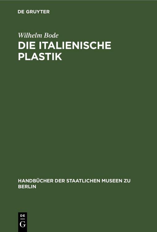 Produktbild: Die italienische Plastik