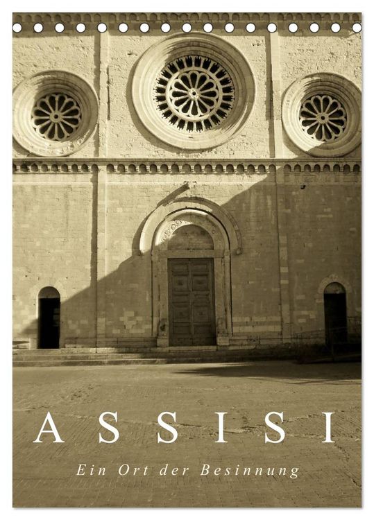 Produktbild: Assisi. Ein Ort der Besinnung. (Tischkalender 2026 DIN A5 hoch), CALVENDO Monatskalender