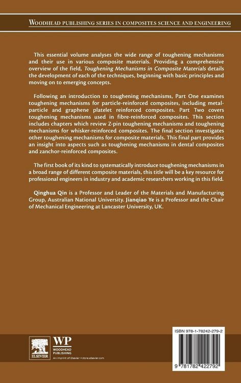 Produktbild: Toughening Mechanisms in Composite Materials