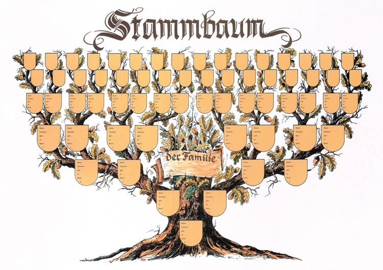Produktbild: Schmuckbild "Stammbaum"