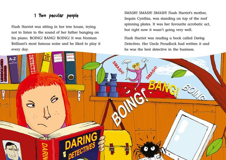 Produktbild: Flash Harriet and the Mystery of the Fiendish Footprints