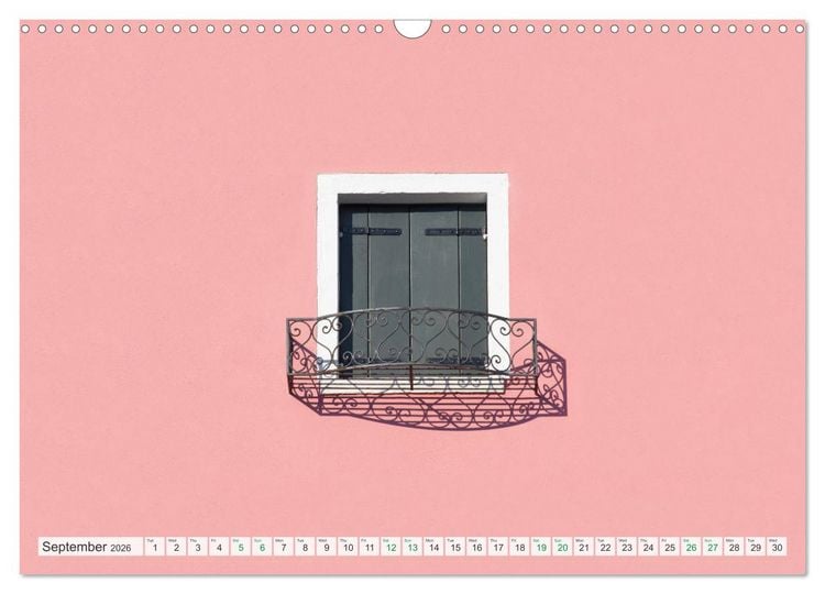 Produktbild: Burano and Minimalism (Wall Calendar 2026 DIN A3 landscape), CALVENDO 12 Month Wall Calendar