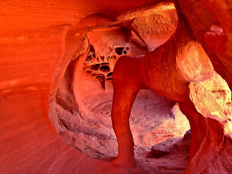 Produktbild: CALVENDO Puzzle Windstone Arch, Valley of Fire State Park, Nevada | 1000 Teile Lege-Gr&ouml;&szlig;e 64 &times; 48 cm Foto-Puzzle f&uuml;r gl&uuml;ckliche Stunden