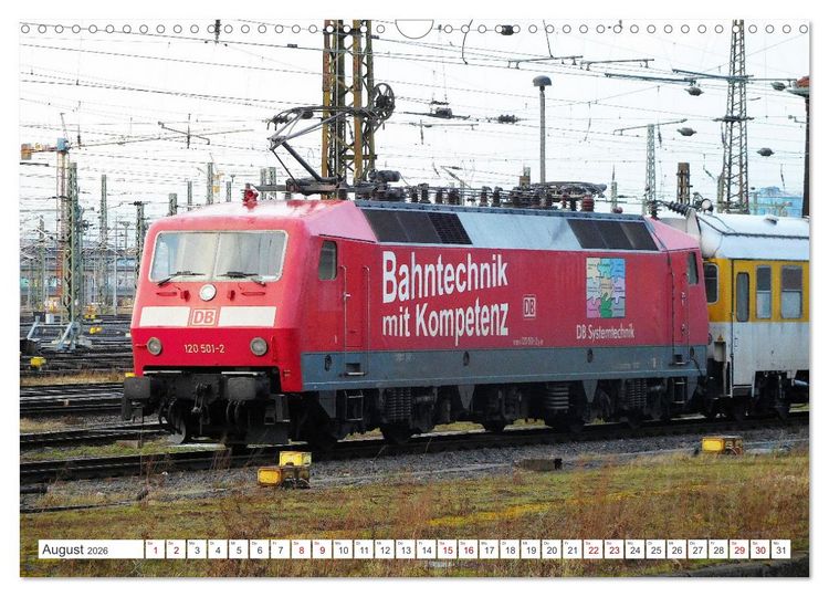 Produktbild: Die Baureihe 120 der Deutschen Bahn (Wandkalender 2026 DIN A3 quer), CALVENDO Monatskalender