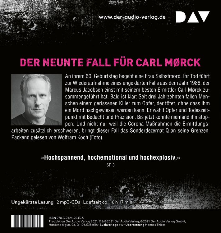 Produktbild: NATRIUM CHLORID. Der neunte Fall f&uuml;r Carl M&oslash;rck, Sonderdezernat Q