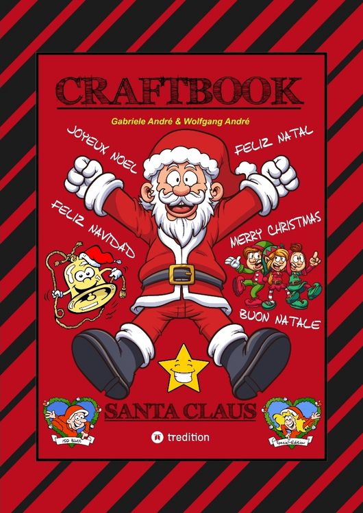 Produktbild: Craftbook - 150 Seiten Tolle Weihnachtliche Motive - Lustige Aufgaben - Knifflige R&auml;stel - Weihnachtsm&auml;nner - Christmas