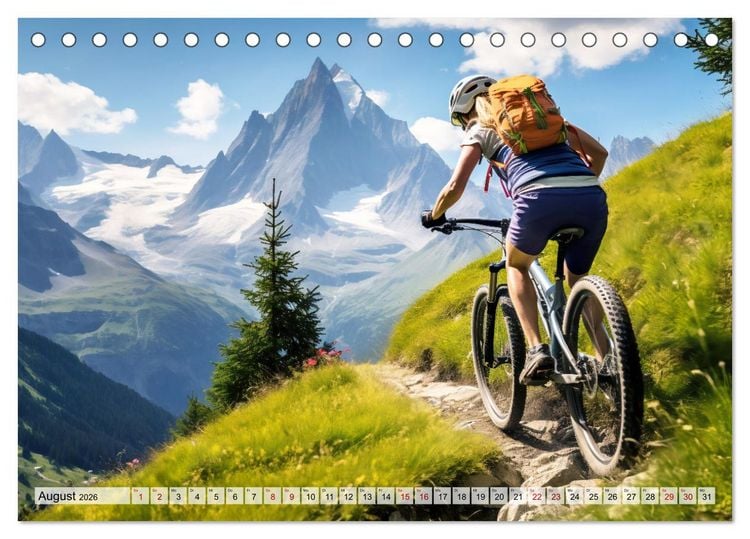 Produktbild: Alm Leben - Meine Liebe zum Bergbauernhof (Tischkalender 2026 DIN A5 quer), CALVENDO Monatskalender