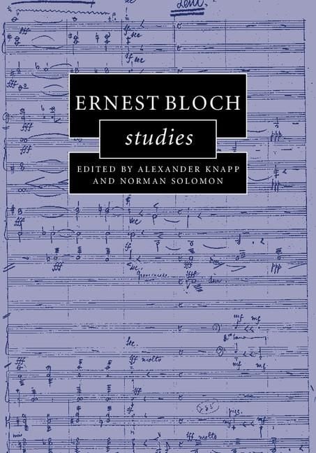 Produktbild: Ernest Bloch Studies