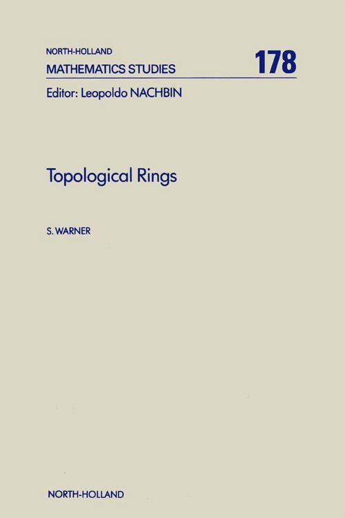 Produktbild: Topological Rings