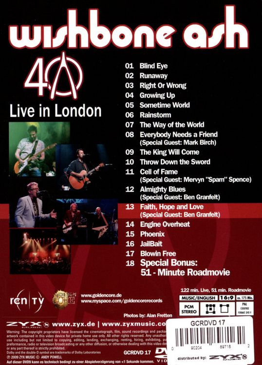 Produktbild: Wishbone Ash - Live in London