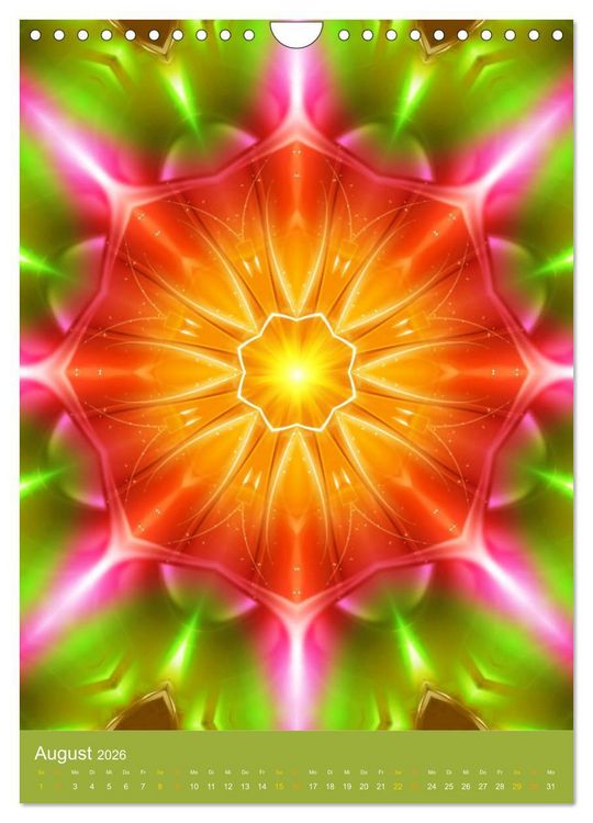 Produktbild: Lichtvolle Mandalas (Wandkalender 2026 DIN A4 hoch), CALVENDO Monatskalender