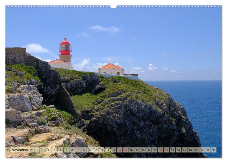 Produktbild: Fischerweg Portugal (hochwertiger Premium Wandkalender 2026 DIN A2 quer), Kunstdruck in Hochglanz