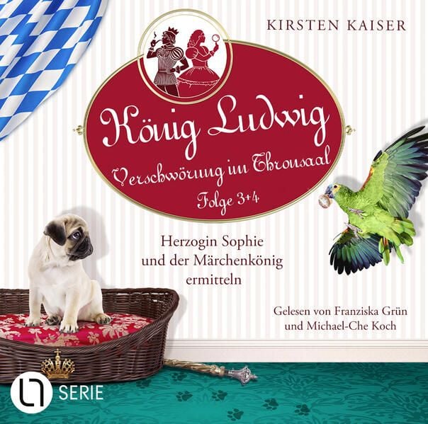 Produktbild: Herzogin Sophie und der M&auml;rchenk&ouml;nig ermitteln - K&ouml;nig Ludwig - Verschw&ouml;rung im Thronsaal, Sammelband 2: Folge: 3+4