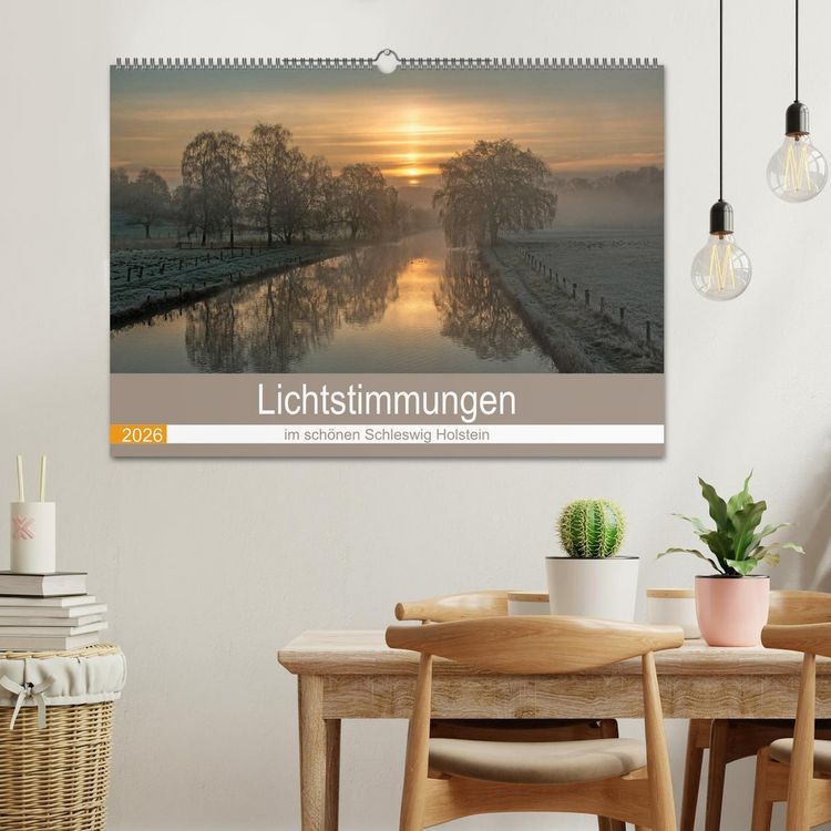 Produktbild: Lichtstimmungen im sch&ouml;nen Schleswig Holstein (Wandkalender 2026 DIN A2 quer), CALVENDO Monatskalender
