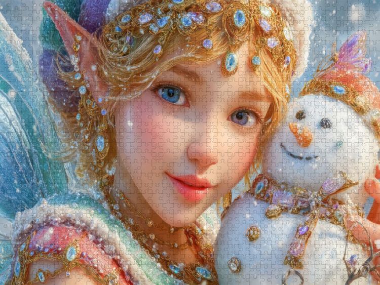 Produktbild: CALVENDO Puzzle Elfenkinder | 1000 Teile Lege-Gr&ouml;&szlig;e 64x48cm Foto-Puzzle f&uuml;r gl&uuml;ckliche Stunden
