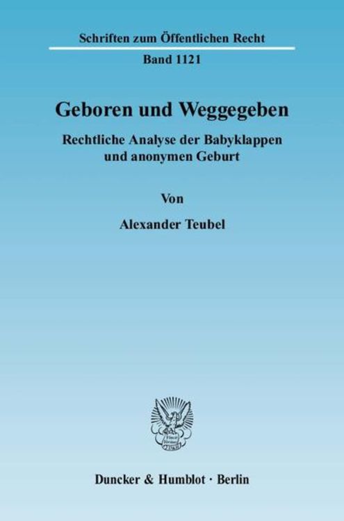 Produktbild: Geboren und Weggegeben.