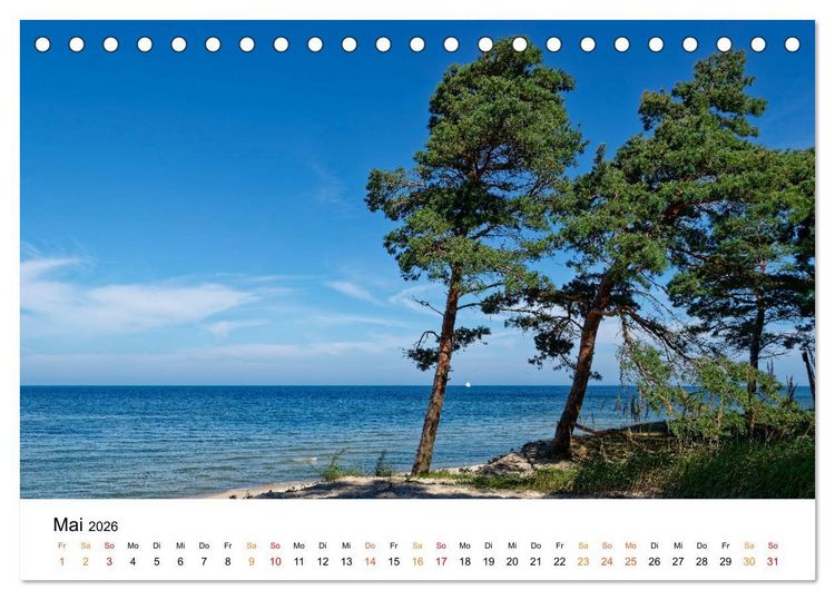 Produktbild: Naturparadies Polen (Tischkalender 2026 DIN A5 quer), CALVENDO Monatskalender