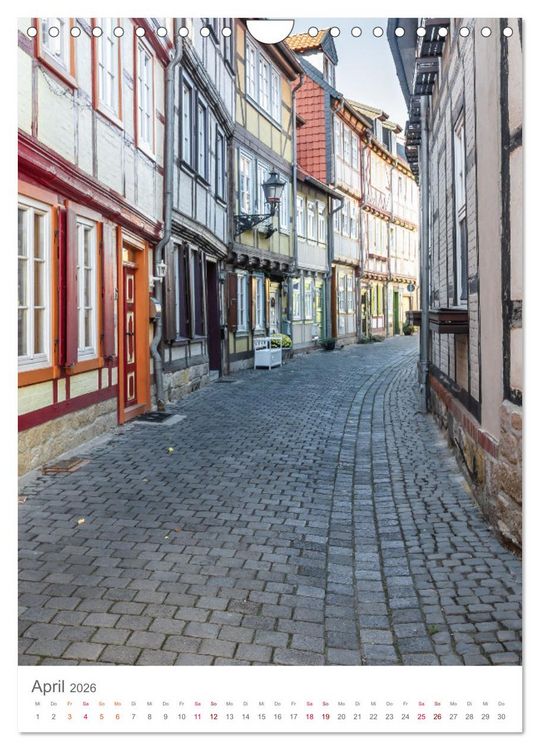 Produktbild: Fachwerk in Halberstadt (Wandkalender 2026 DIN A4 hoch), CALVENDO Monatskalender