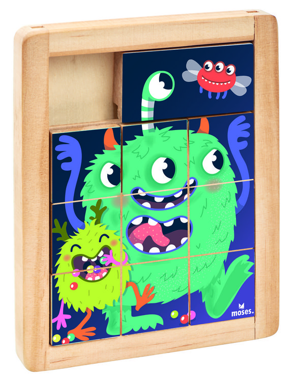 Produktbild: Kleine Schiebepuzzle aus Holz