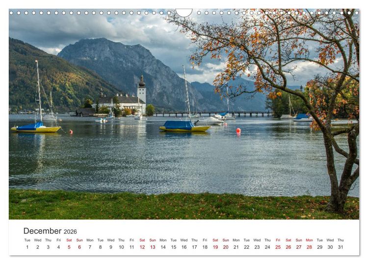 Produktbild: Hallstatt The pearl of Austria (Wall Calendar 2026 DIN A3 landscape), CALVENDO 12 Month Wall Calendar