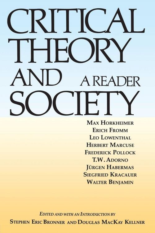 Produktbild: Critical Theory and Society