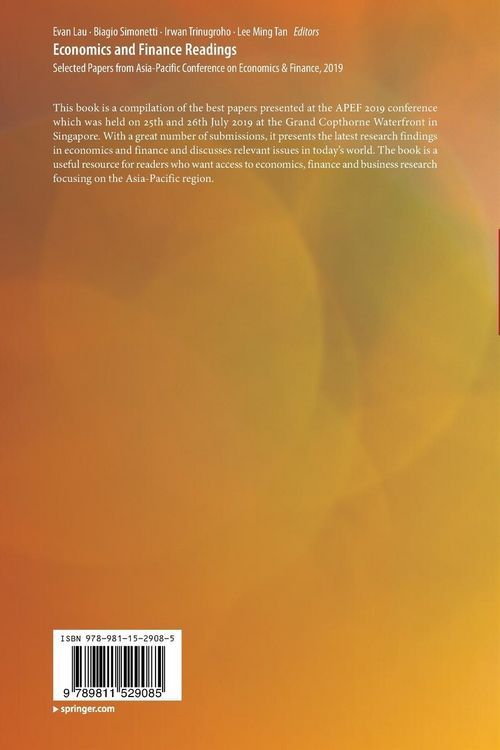 Produktbild: Economics and Finance Readings