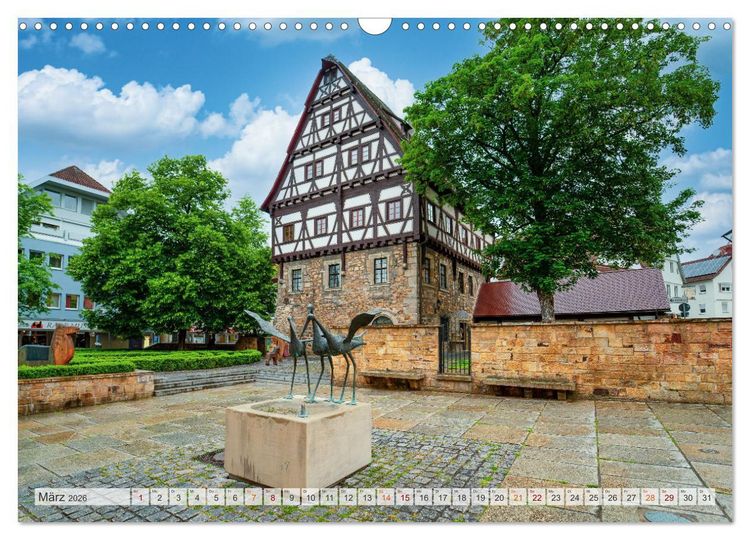 Produktbild: G&ouml;ppingen Impressionen (Wandkalender 2026 DIN A3 quer), CALVENDO Monatskalender