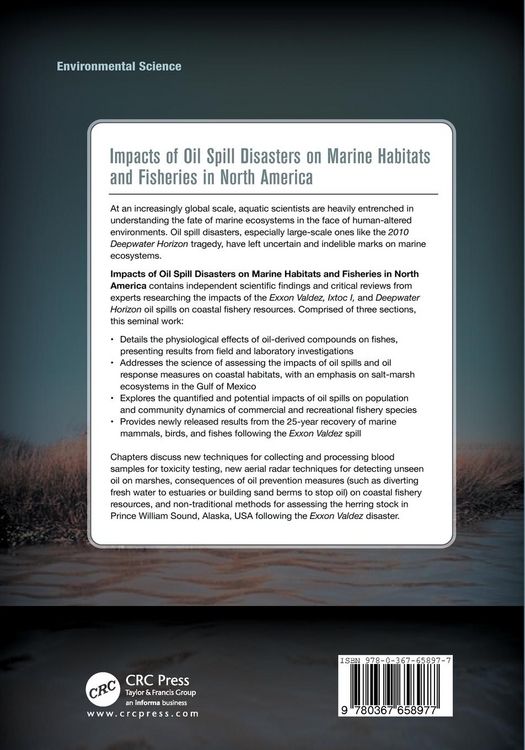 Produktbild: Impacts of Oil Spill Disasters on Marine Habitats and Fisheries in North America