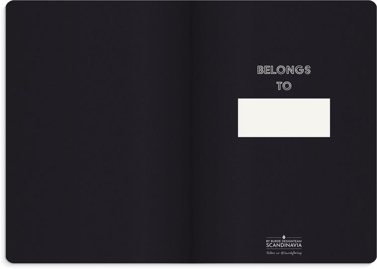 Produktbild: Burde Notizbuch Deluxe A5 schwarz
