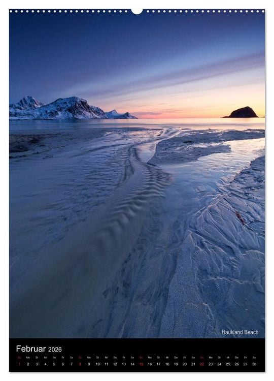 Produktbild: Northern Norway (hochwertiger Premium Wandkalender 2026 DIN A2 hoch), Kunstdruck in Hochglanz