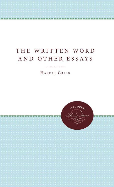 Produktbild: The Written Word and Other Essays