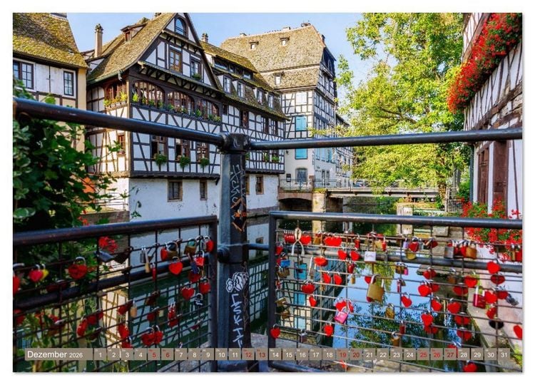 Produktbild: Strasbourg. Europa trifft Elsass: Architektur und Atmosph&auml;re (Wandkalender 2026 DIN A2 quer), CALVENDO Monatskalender
