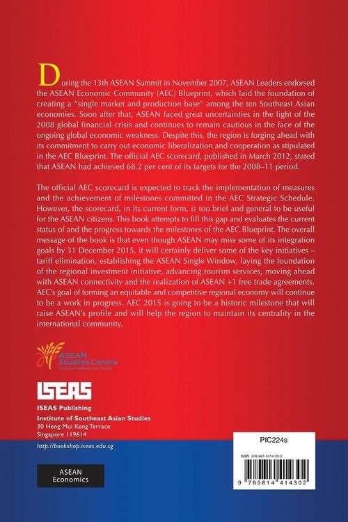 Produktbild: ASEAN Economic Community Scorecard
