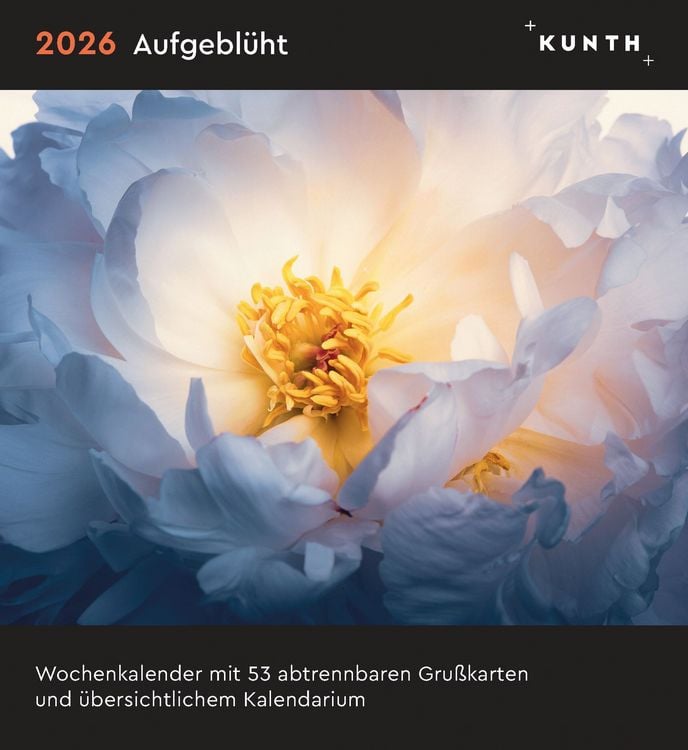 Produktbild: Aufgebl&uuml;ht - KUNTH Postkartenkalender 2026