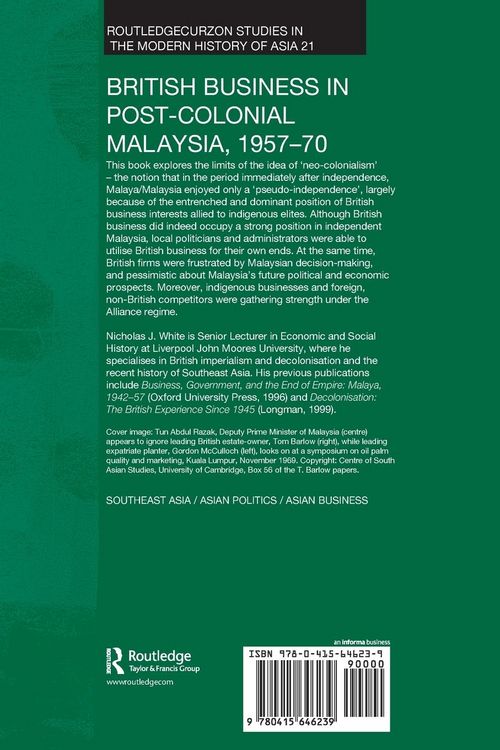 Produktbild: British Business in Post-Colonial Malaysia, 1957-70
