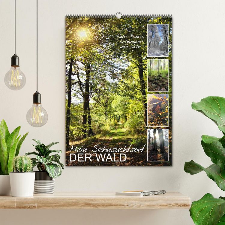 Produktbild: Mein Sehnsuchtsort, der Wald (Wandkalender 2026 DIN A2 hoch), CALVENDO Monatskalender