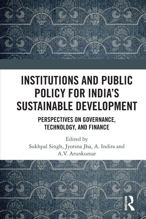 Produktbild: Institutions and Public Policy for India's Sustainable Development